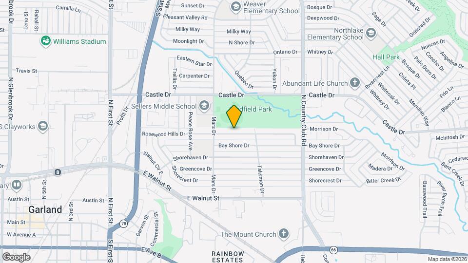 909 Rosewood Hills Dr Map and Location Details