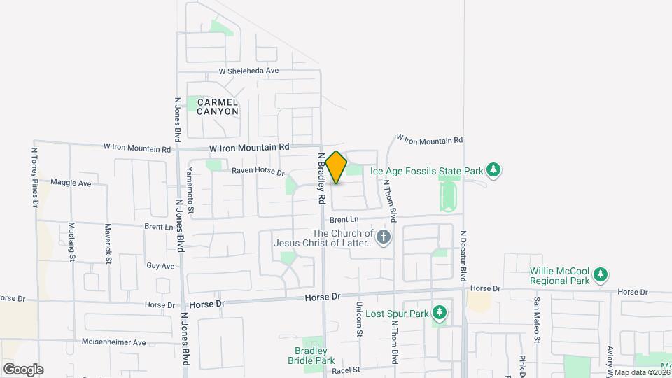 8648 Dodds Canyon St Map and Location Details