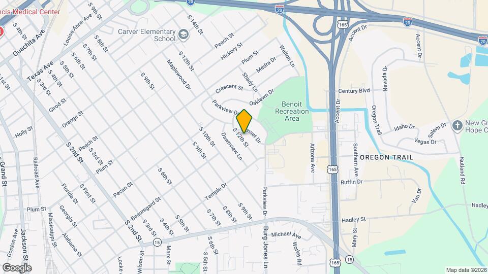 1601 S 12th St Map and Location Details