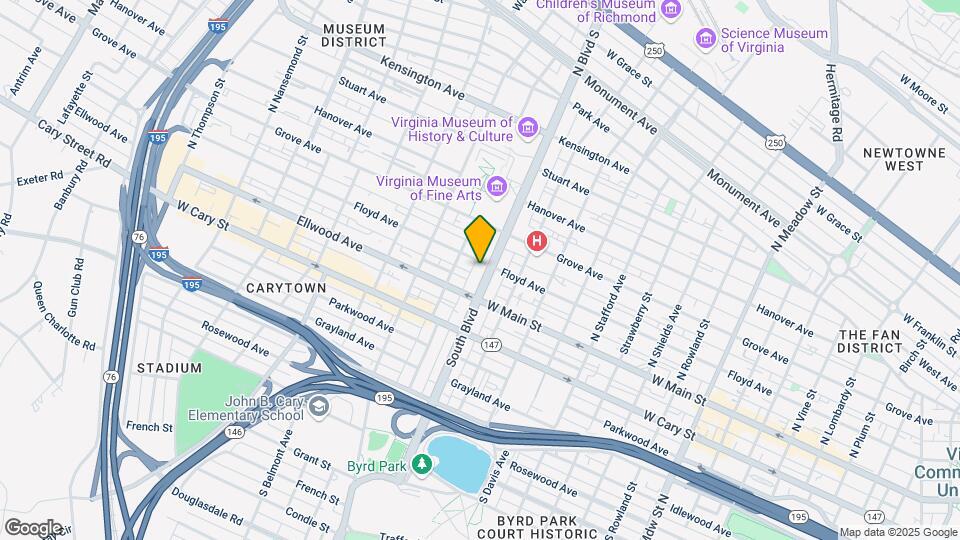 22 N Arthur Ashe Blvd-Unit -Apt #2 Map and Location Details