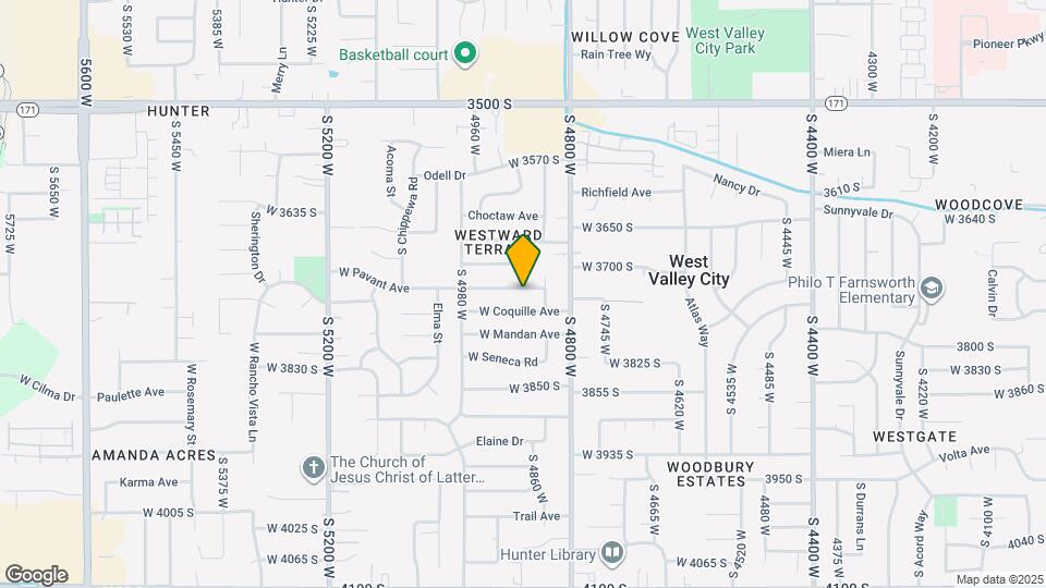 4885 W Pavant Ave Mapa y Detalles de la Ubicación