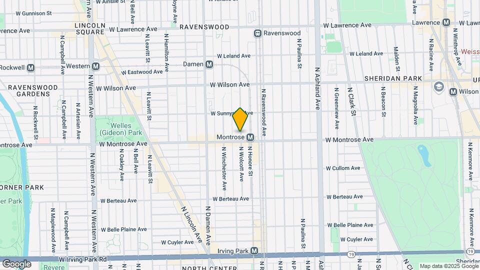 4412 N Wolcott Ave Map and Location Details