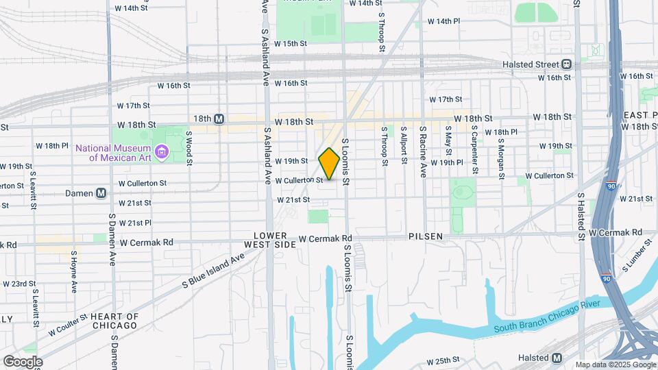 1425 W Cullerton St, Unit 3R Map and Location Details