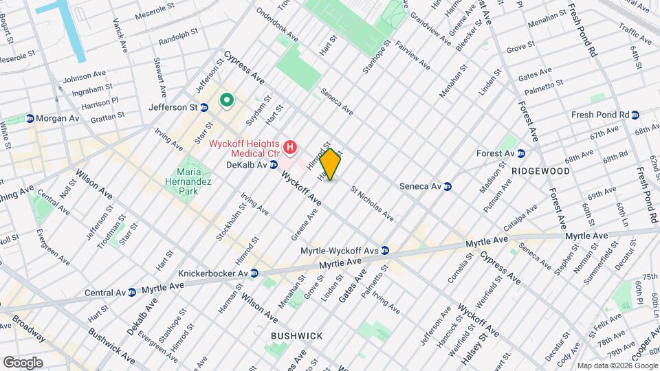 1477 Greene Ave Map and Location Details