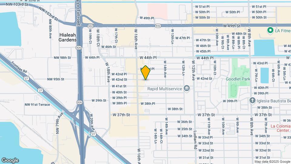 1550 W 42nd St Map and Location Details
