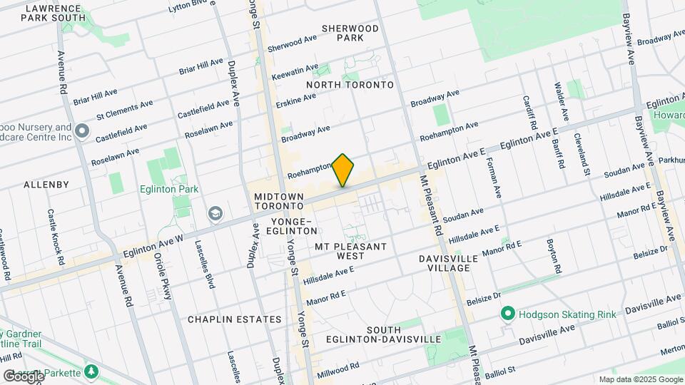103-420 EGLINTON Ave Map and Location Details