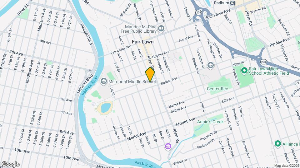 5-21-21 Berdan Ave Mapa y Detalles de la Ubicación
