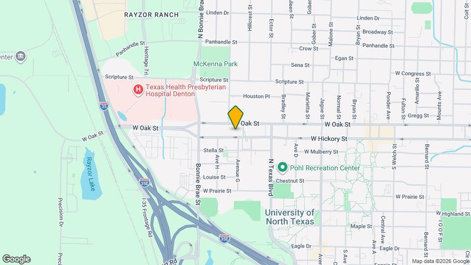 2306 W Hickory St Map and Location Details