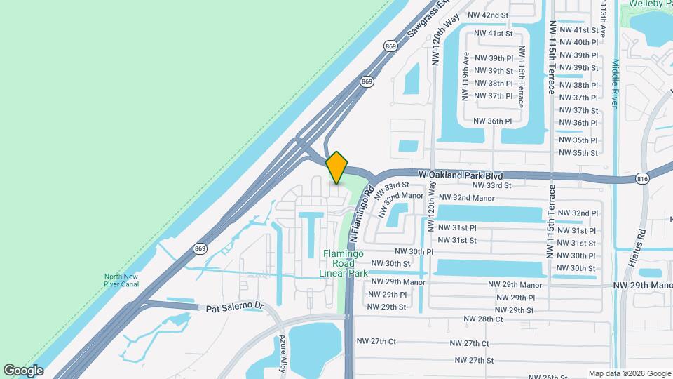 3331 NW 124th Way Map and Location Details