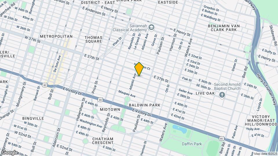 717 Seiler Ave Map and Location Details