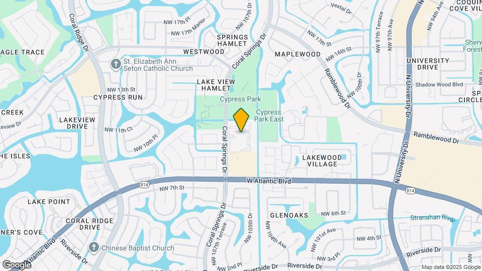 967 Coral Club Dr Map and Location Details