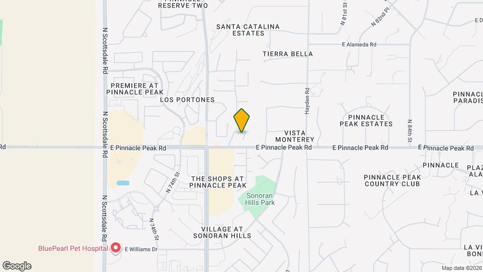 23492 N 77th Pl Map and Location Details