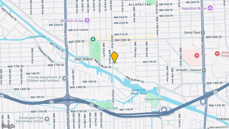 2198 NW 17th St Map and Location Details