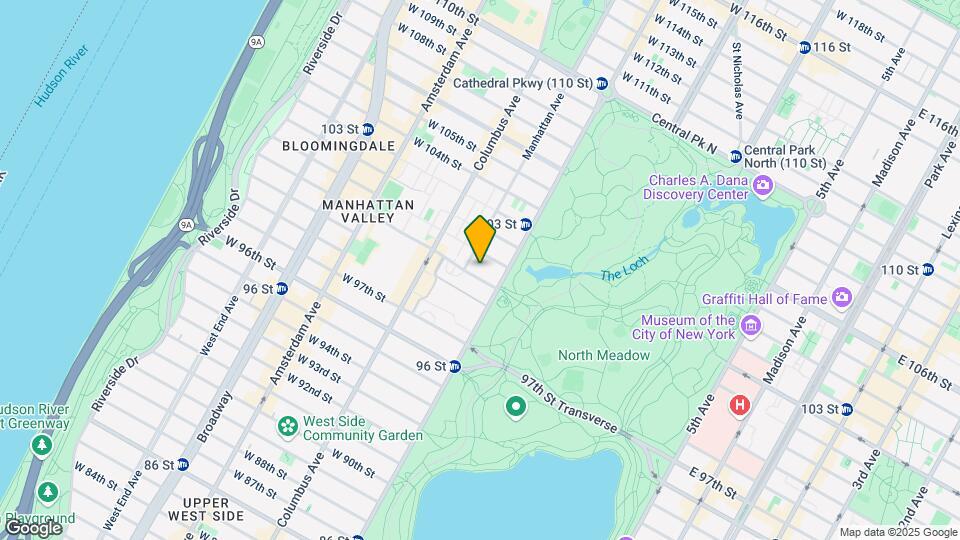 19 W 100th St Map and Location Details