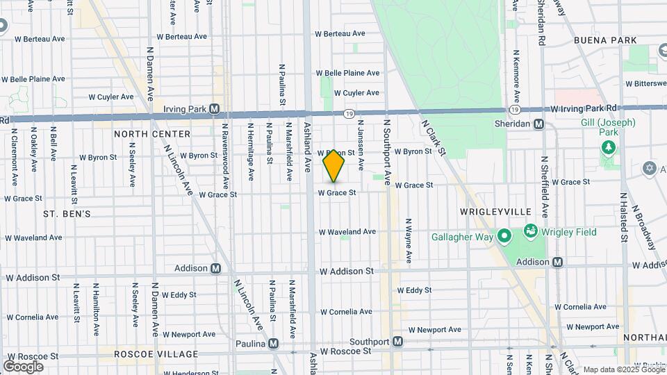 3806 N Greenview Ave Map and Location Details