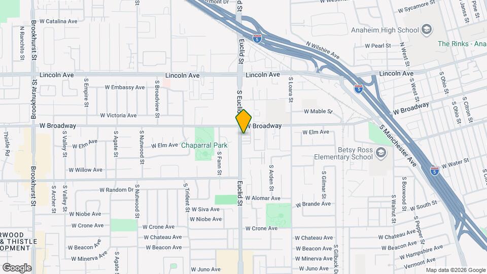 1692 W Trapezoid Dr Map and Location Details