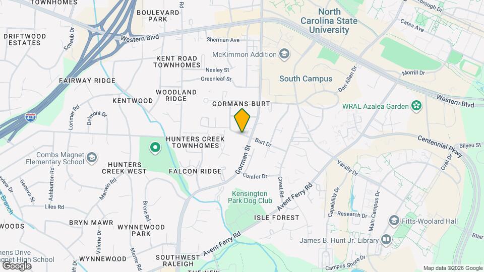 3805 Burt Dr Map and Location Details