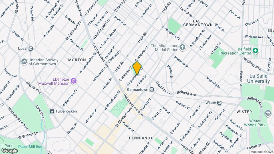 5829 Wakefield St Mapa y Detalles de la Ubicación