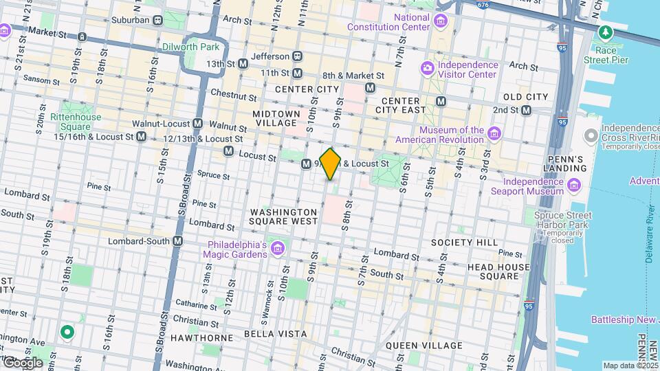 263 S 9th St Map and Location Details