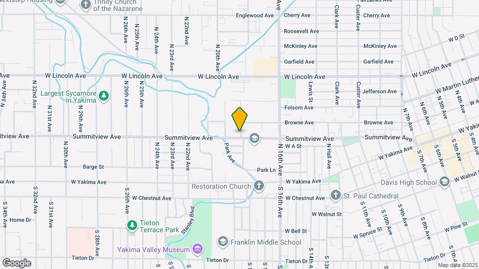 1801 Summitview Ave Map and Location Details