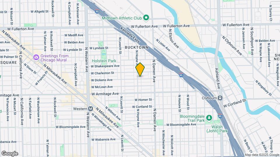 2057 W Dickens Ave Map and Location Details