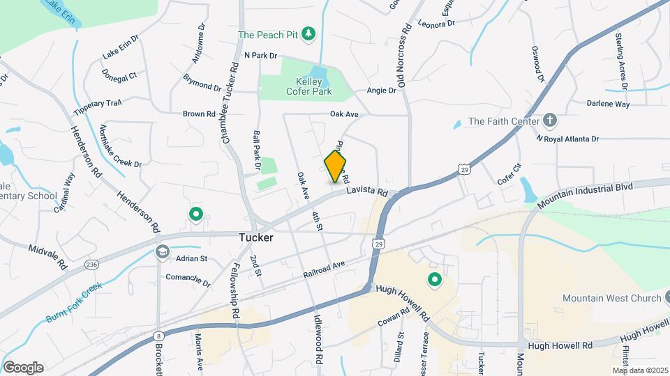 5122 Lavista Rd Map and Location Details