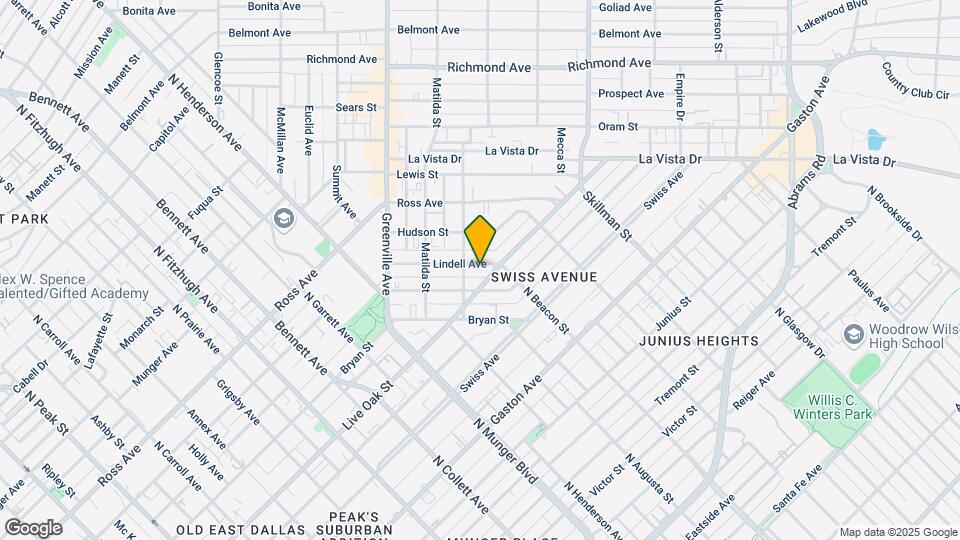 5912 Lindell Ave Mapa y Detalles de la Ubicación