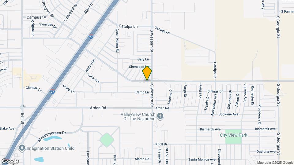 4201 W Farmers Ave Map and Location Details