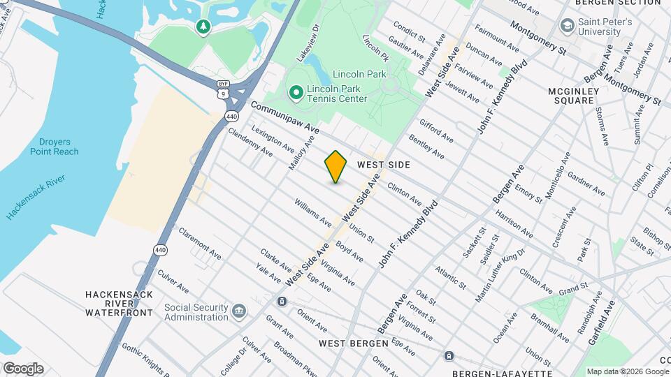 160 Clendenny Ave, Unit First floor Map and Location Details