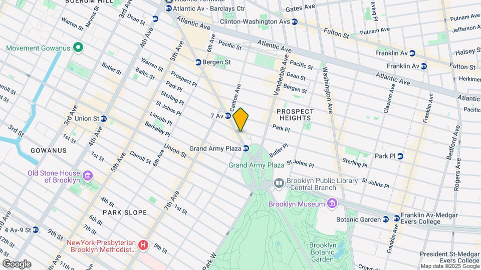 381-393 Flatbush Ave Mapa y Detalles de la Ubicación