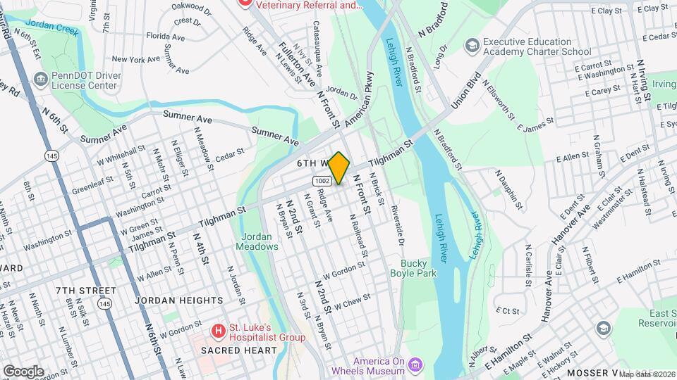 129 W Sycamore St Map and Location Details