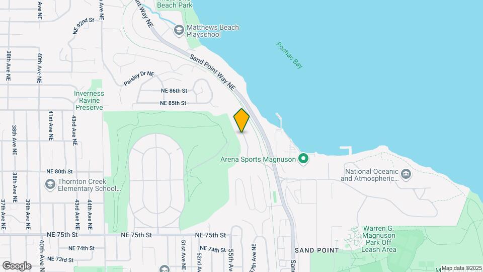 8003 NE SAND POINT WAY Way Map and Location Details