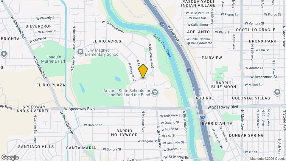 1331 N Gila St, Unit 1104 Map and Location Details
