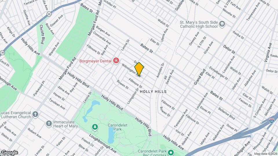 3920 Wilmington Ave, Unit 2W Map and Location Details