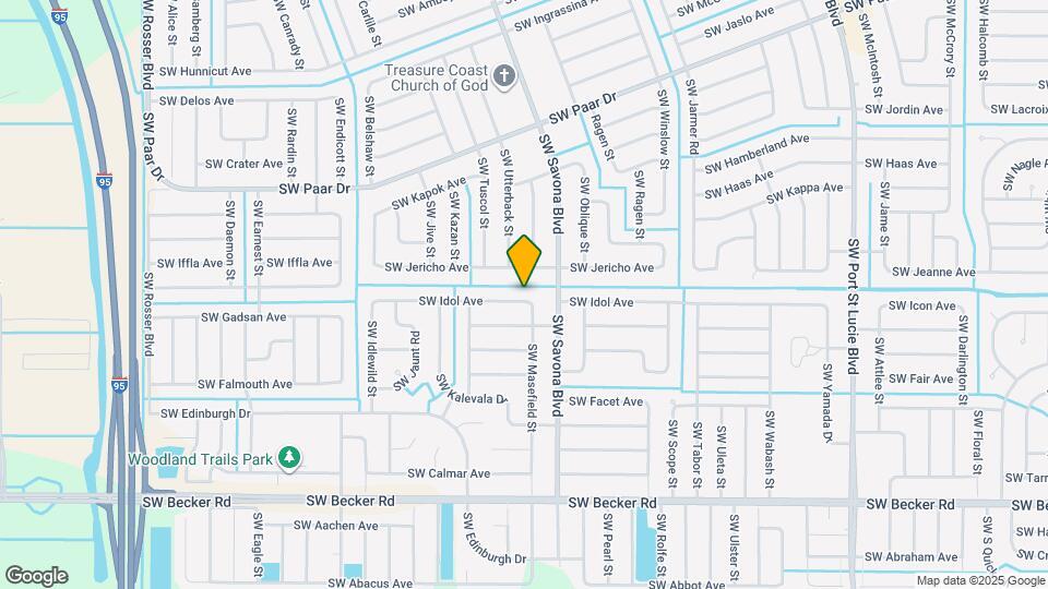 1209 SW Idol Ave Map and Location Details