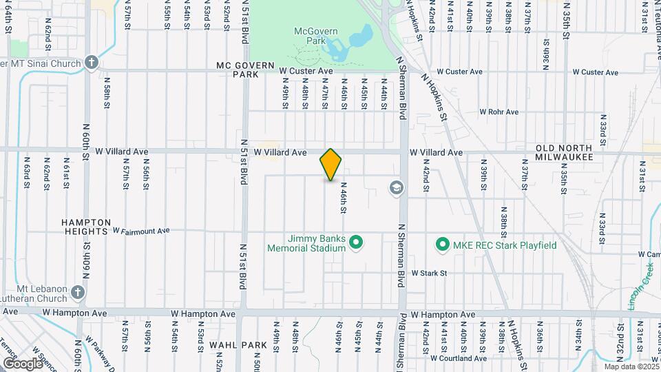 5122 N 47th St Map and Location Details