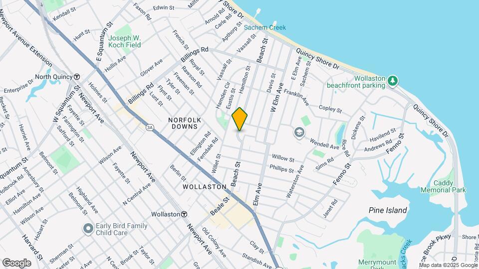 117 Beach St Map and Location Details