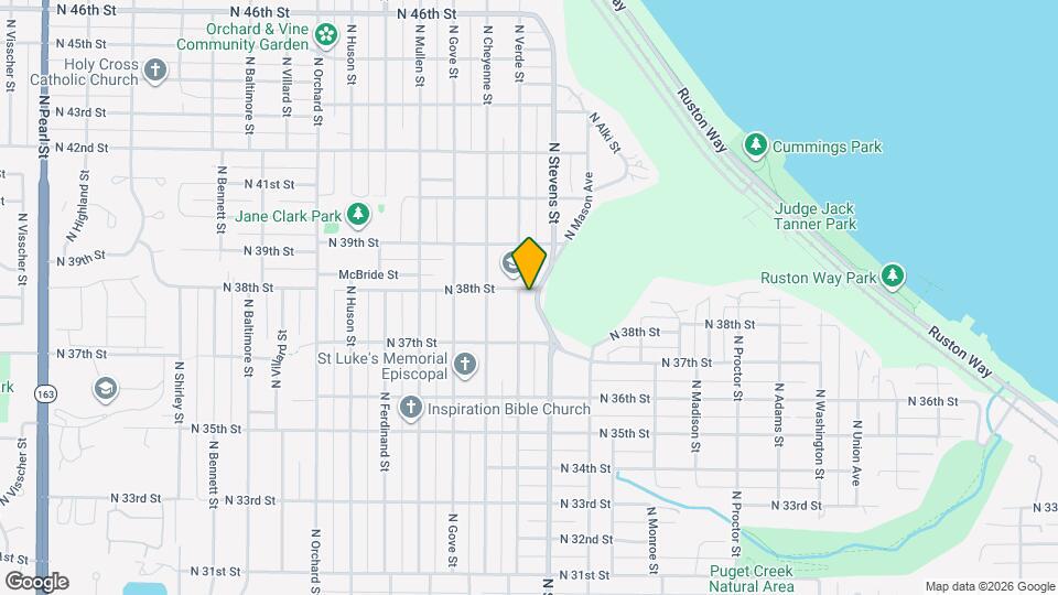 3732 N Stevens St Mapa y Detalles de la Ubicación