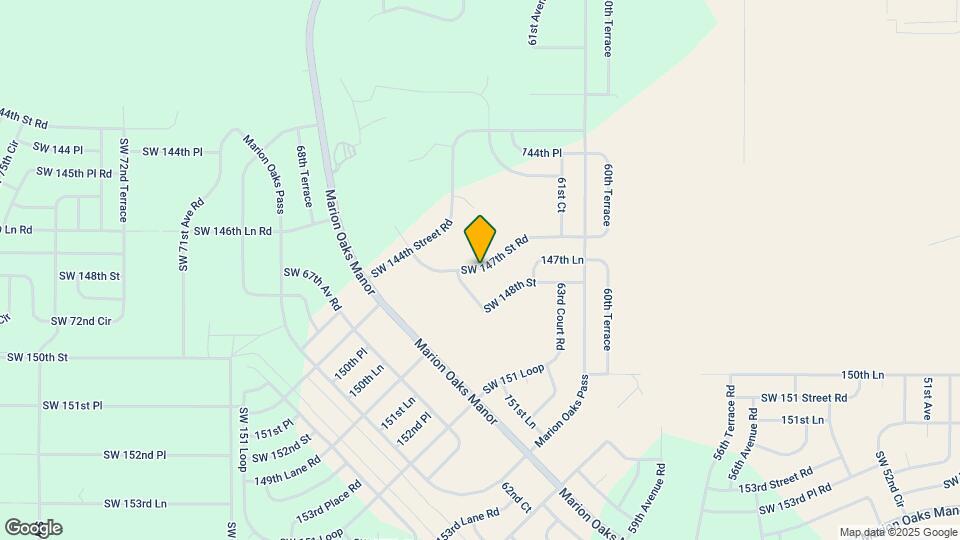 6410 SW 147th St Rd Map and Location Details