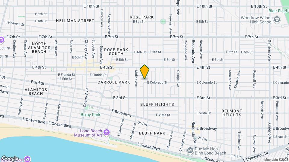 355 N Colorado Pl, Unit Beautiful 2 Bed 1.5 Bath Mapa y Detalles de la Ubicación