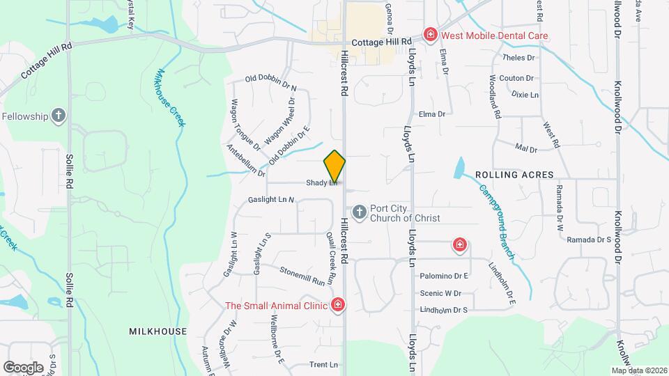 6405 Shady Ln Map and Location Details