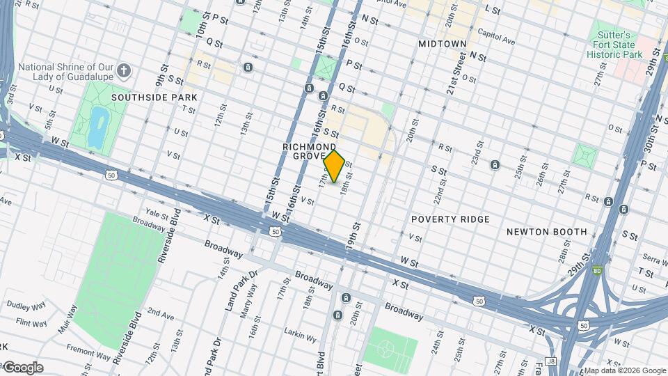 1720 U St Map and Location Details