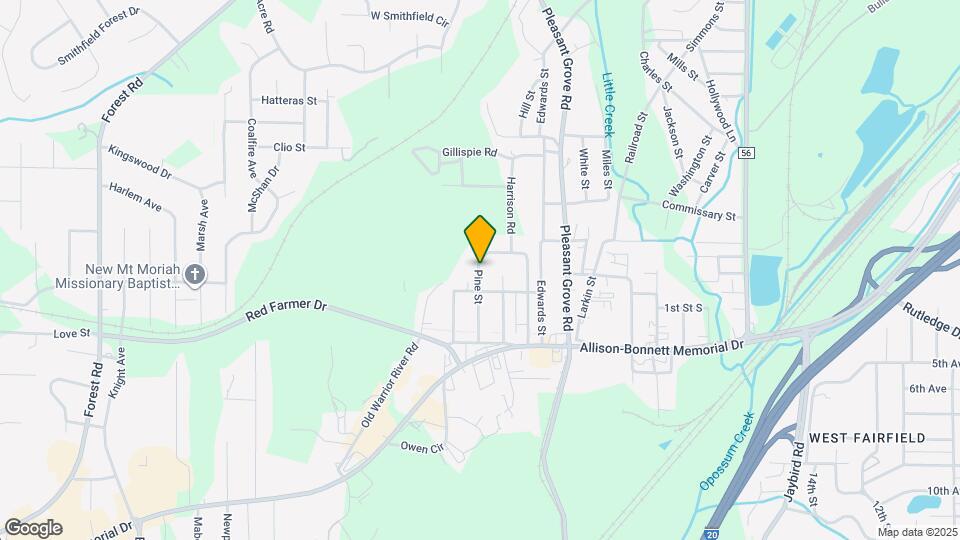 213 Pine St Map and Location Details