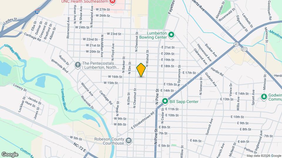 210 E 16th St Map and Location Details