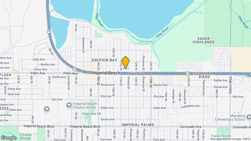 1130 Palm Ave Map and Location Details