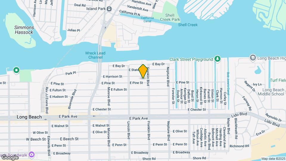 459 E Pine St Map and Location Details