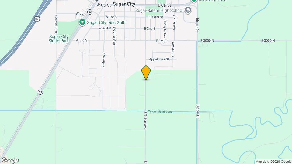 591 S Teton Ave Map and Location Details