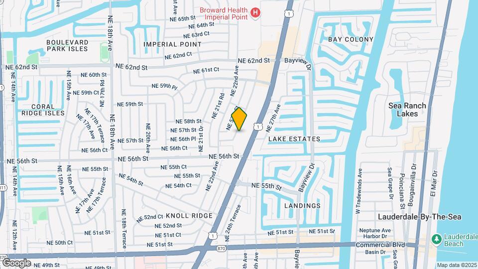 5720 NE 22nd Way Map and Location Details