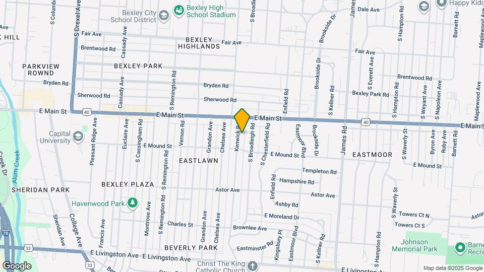 722 Kenwick Rd Map and Location Details