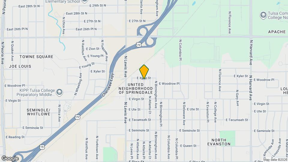 2227 N Atlanta Pl Map and Location Details